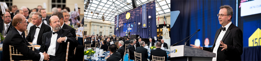 London corporate event photographer for black tie gala dinner